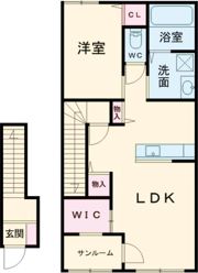 AFC RESIDENCE 中泉の間取り画像
