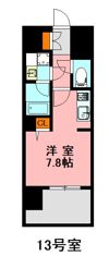 デュ・レジア博多レジデンスの間取り画像
