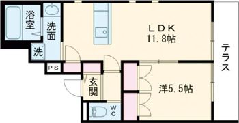 ASTORIA三国ケ丘の間取り画像