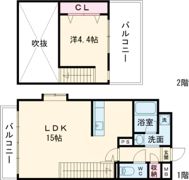 ライズ平成駅前の間取り画像