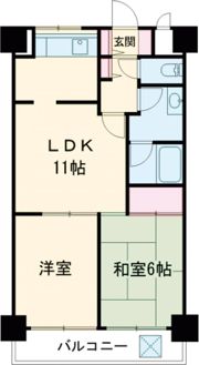 朝日パリオ東青梅の間取り画像