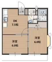 ハイツ浩栄の間取り画像