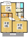 第二グリーンコーポの間取り画像