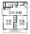 上小ハイツの間取り画像