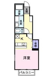 デフィー 大町の間取り画像