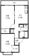ハイカムール嵐山の間取り画像
