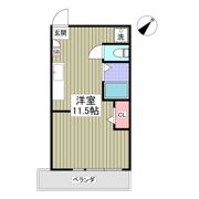 フェリオ毛呂山の間取り画像