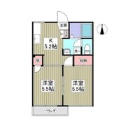 メゾンSANWAⅡの間取り画像