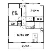 エフ プラッツの間取り画像
