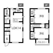 竹林メゾネットⅢの間取り画像