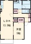 グリーンハイツ博東の間取り画像