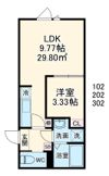 GRADUSお花茶屋の間取り画像