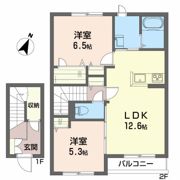 シャーメゾン ミュウの間取り画像
