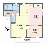 シャーメゾン日吉Aの間取り画像