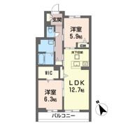 SKシャーメゾン大瀬の間取り画像