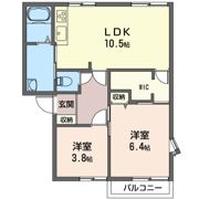 ヴェルデ カーサ Eの間取り画像