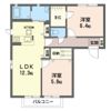 パインハイツ嵐山Bの間取り画像