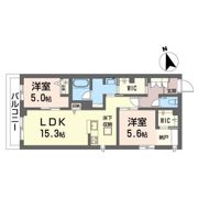 オーツーの間取り画像