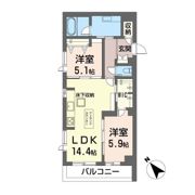 アンビシア大原の間取り画像