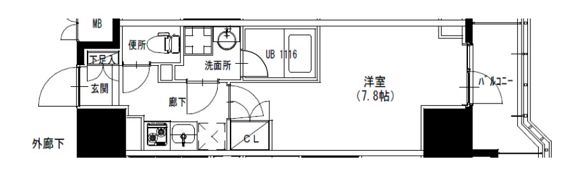 S-RESIDENCE曳舟の間取り画像