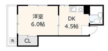 清和京橋の間取り画像