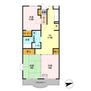 グランドール北小金の間取り画像