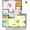 セジュールスハマ A棟の間取り画像