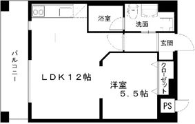 レジディア熊本辛島の間取り画像