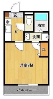 リブレア久留米駅前B棟の間取り画像