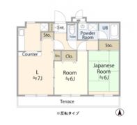 クールヴェール3番館B棟の間取り画像