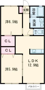 Bellju Bの間取り画像