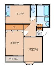 ウエストタウンⅢの間取り画像