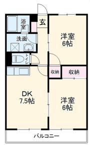 パールマンションの間取り画像