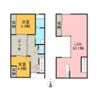 ecru竹松の間取り画像