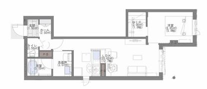 プレミアス大濠の間取り画像