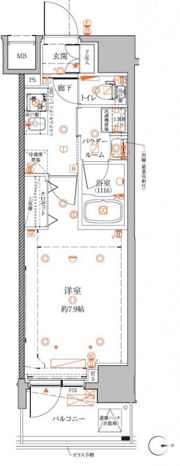 クレイシアIDZ蒲田の間取り画像