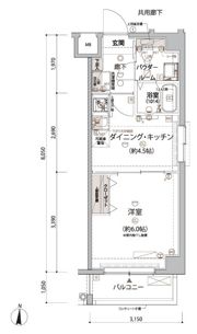 ARCOBALENO KAMEIDOⅡの間取り画像
