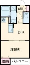 リビングライフ諏訪ノ森の間取り画像