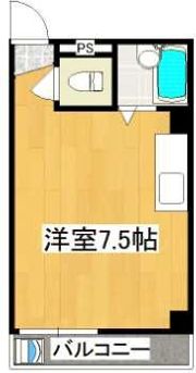 大産西新マンションの間取り画像