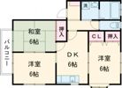 パーチェ江津Bの間取り画像