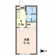 グリーンステージ信成 Bの間取り画像