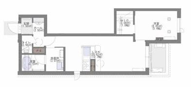 プレミアス大濠の間取り画像