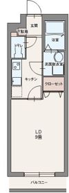 アロッジオ淵野辺Ⅰの間取り画像