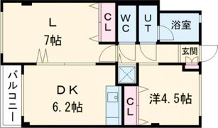 リアルテ霞ヶ丘の間取り画像