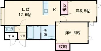 レーヴ春光の間取り画像