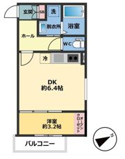 メゾン・ドゥ・アッシュ南柏の間取り画像