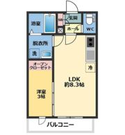 メゾン・ドゥ・アッシュ南柏の間取り画像
