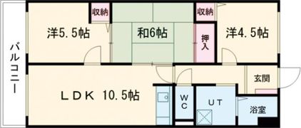 メルディアキューブ舞子の間取り画像