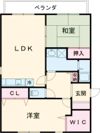 メゾンクレール西町の間取り画像