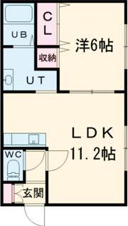 シャトームMakiの間取り画像